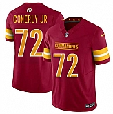 Men & Women & Youth Washington Commanders #72 Josh Conerly Jr Burgundy 2025 Draft F.U.S.E. Vapor Limited Stitched Jersey,baseball caps,new era cap wholesale,wholesale hats